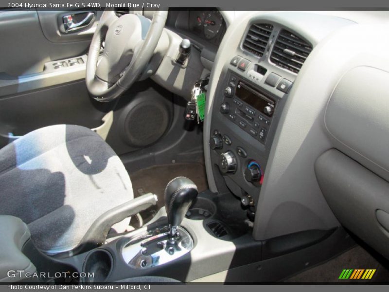 Moonlit Blue / Gray 2004 Hyundai Santa Fe GLS 4WD