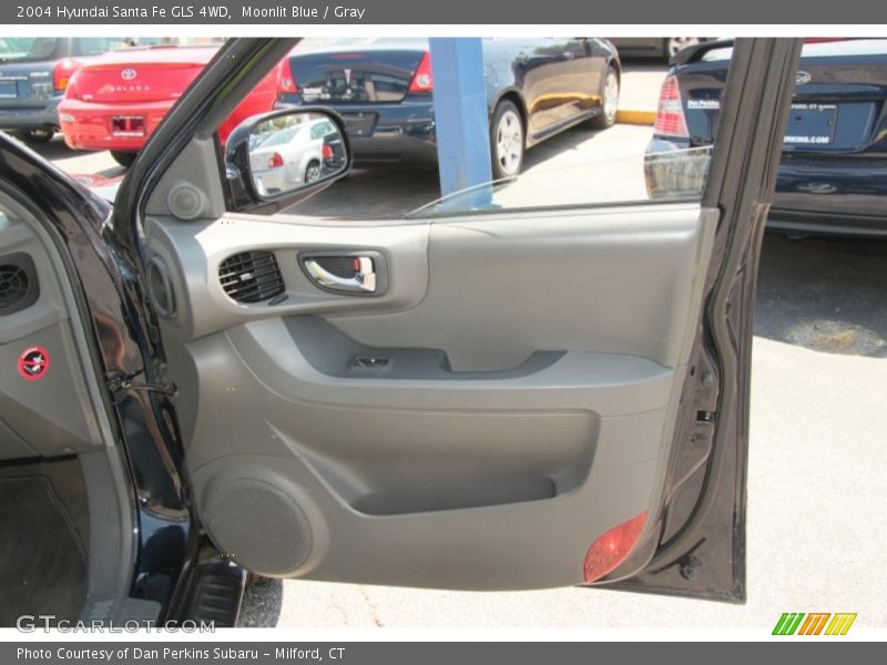 Moonlit Blue / Gray 2004 Hyundai Santa Fe GLS 4WD