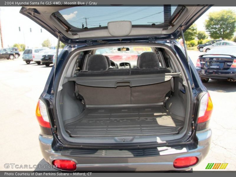 Moonlit Blue / Gray 2004 Hyundai Santa Fe GLS 4WD