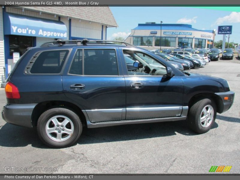 Moonlit Blue / Gray 2004 Hyundai Santa Fe GLS 4WD