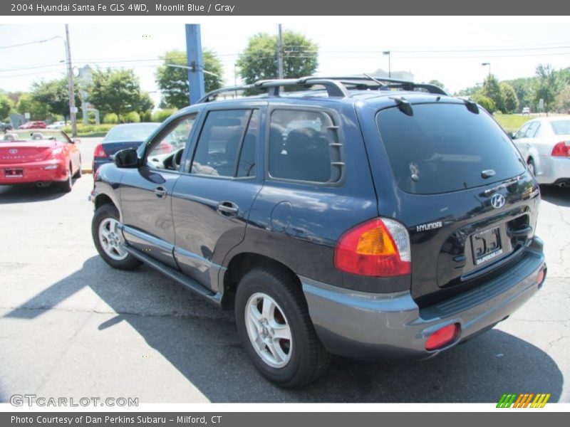 Moonlit Blue / Gray 2004 Hyundai Santa Fe GLS 4WD