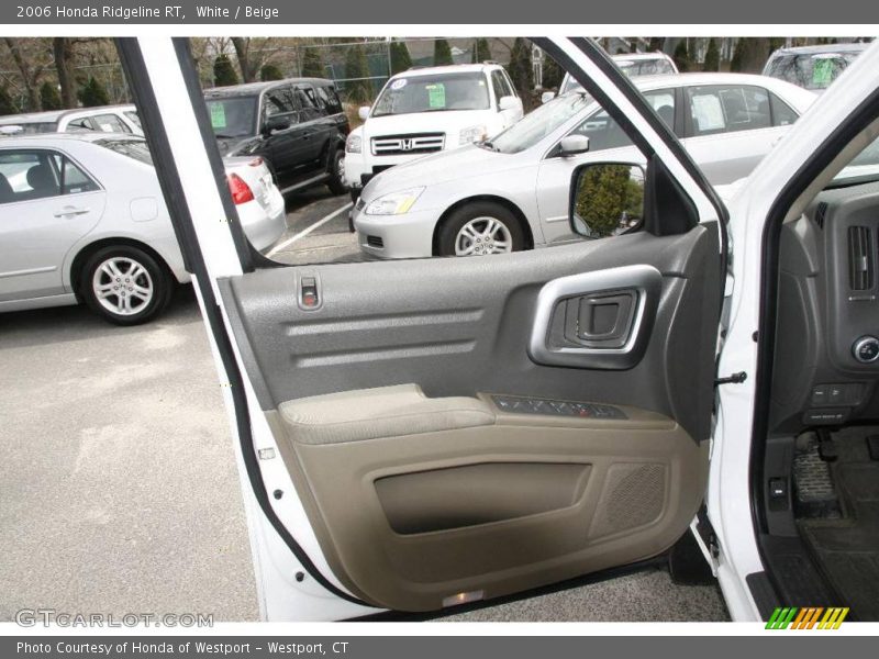 White / Beige 2006 Honda Ridgeline RT