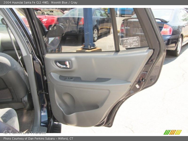 Moonlit Blue / Gray 2004 Hyundai Santa Fe GLS 4WD