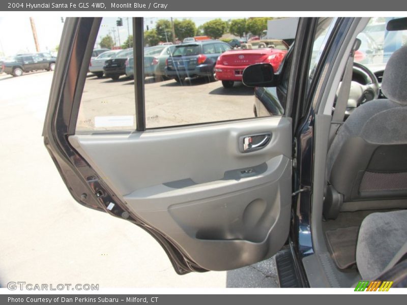 Moonlit Blue / Gray 2004 Hyundai Santa Fe GLS 4WD