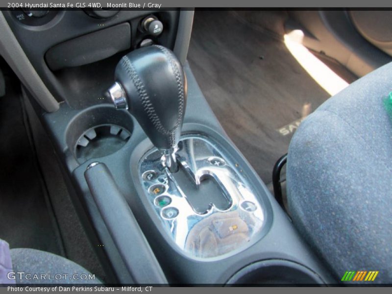 Moonlit Blue / Gray 2004 Hyundai Santa Fe GLS 4WD
