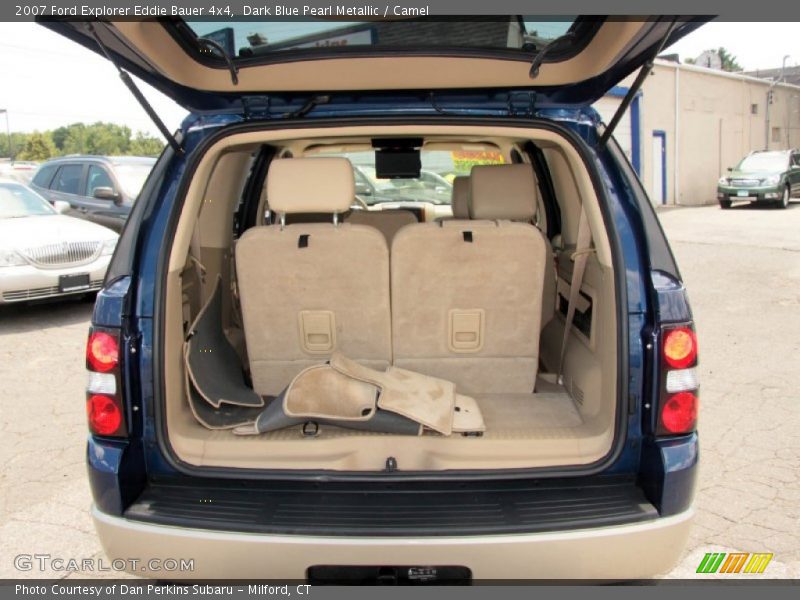 Dark Blue Pearl Metallic / Camel 2007 Ford Explorer Eddie Bauer 4x4