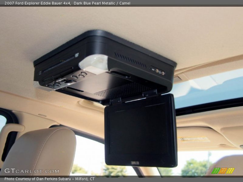 Dark Blue Pearl Metallic / Camel 2007 Ford Explorer Eddie Bauer 4x4