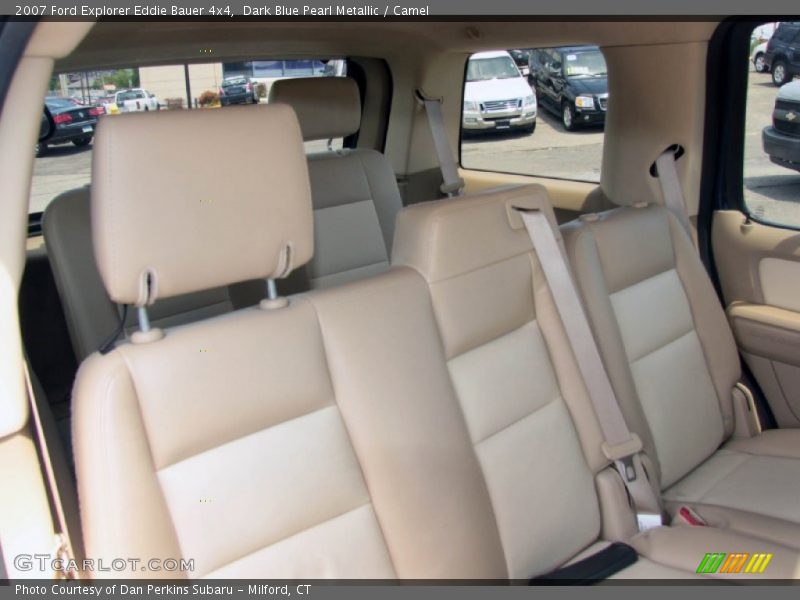 Dark Blue Pearl Metallic / Camel 2007 Ford Explorer Eddie Bauer 4x4