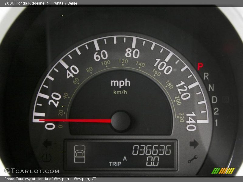 White / Beige 2006 Honda Ridgeline RT
