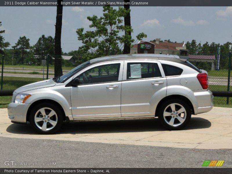 Bright Silver Metallic / Dark Slate/Medium Graystone 2011 Dodge Caliber Mainstreet