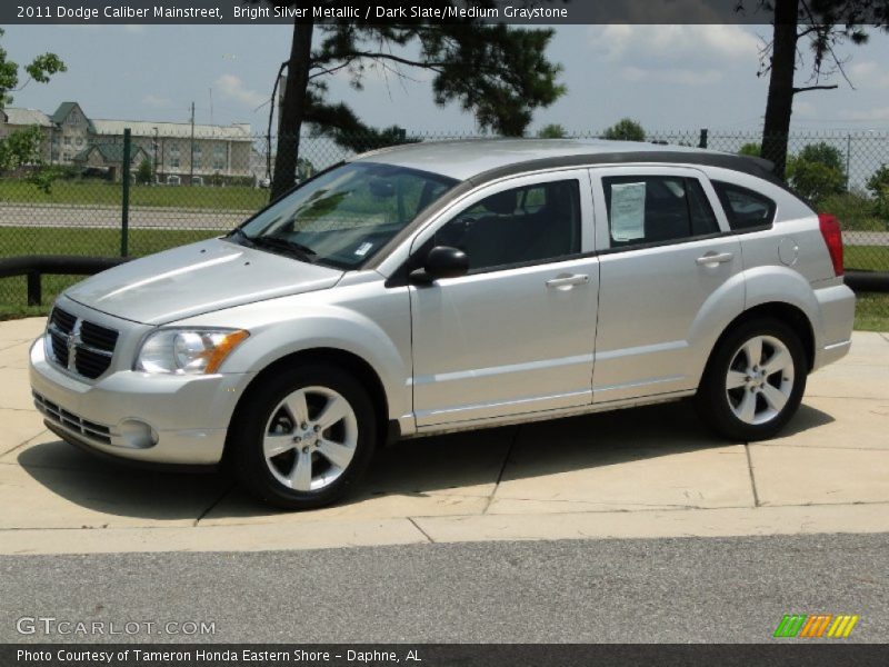 Bright Silver Metallic / Dark Slate/Medium Graystone 2011 Dodge Caliber Mainstreet