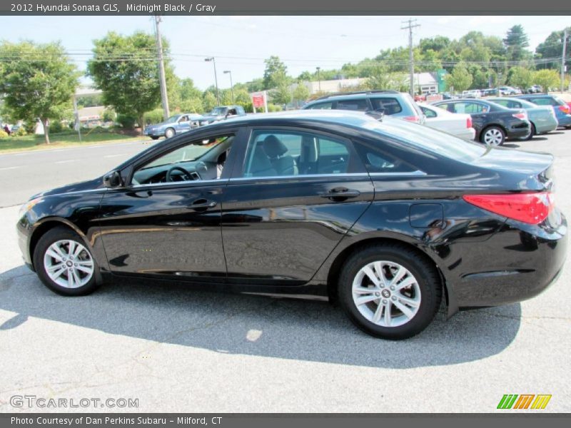 Midnight Black / Gray 2012 Hyundai Sonata GLS