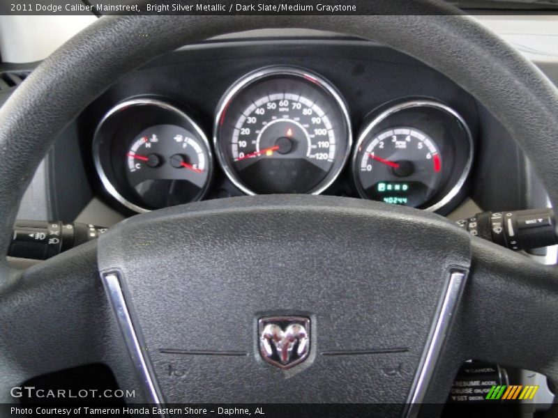 Bright Silver Metallic / Dark Slate/Medium Graystone 2011 Dodge Caliber Mainstreet