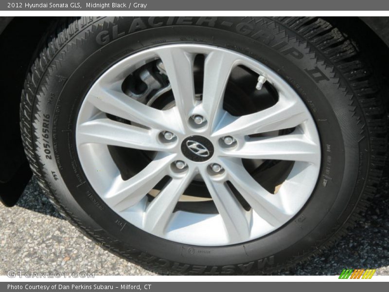 Midnight Black / Gray 2012 Hyundai Sonata GLS