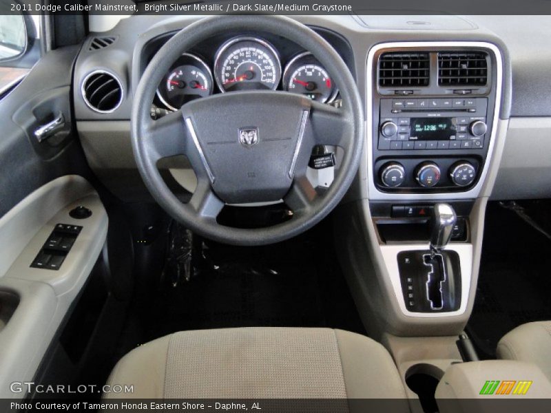 Bright Silver Metallic / Dark Slate/Medium Graystone 2011 Dodge Caliber Mainstreet