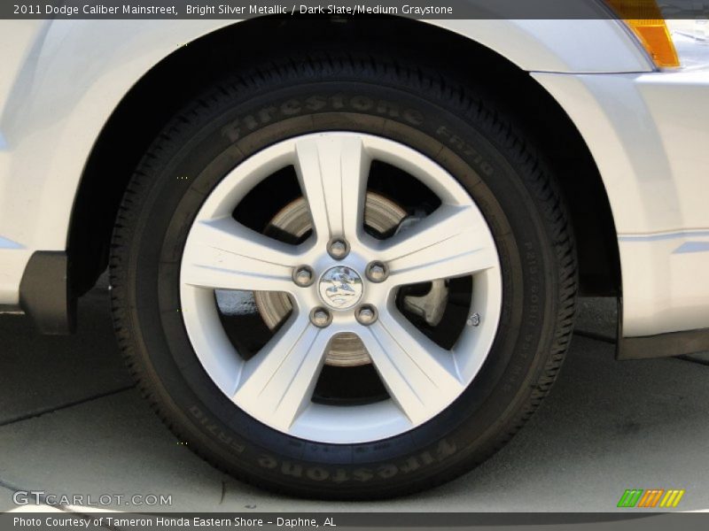 Bright Silver Metallic / Dark Slate/Medium Graystone 2011 Dodge Caliber Mainstreet