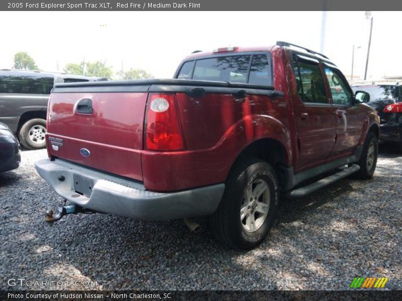 Red Fire / Medium Dark Flint 2005 Ford Explorer Sport Trac XLT