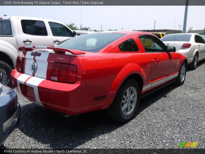 Torch Red / Dark Charcoal 2005 Ford Mustang V6 Deluxe Coupe