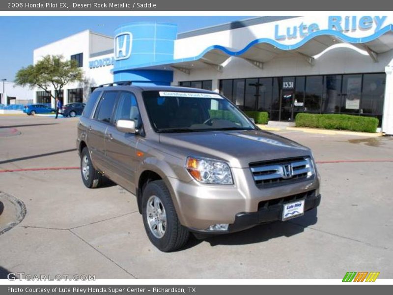 Desert Rock Metallic / Saddle 2006 Honda Pilot EX