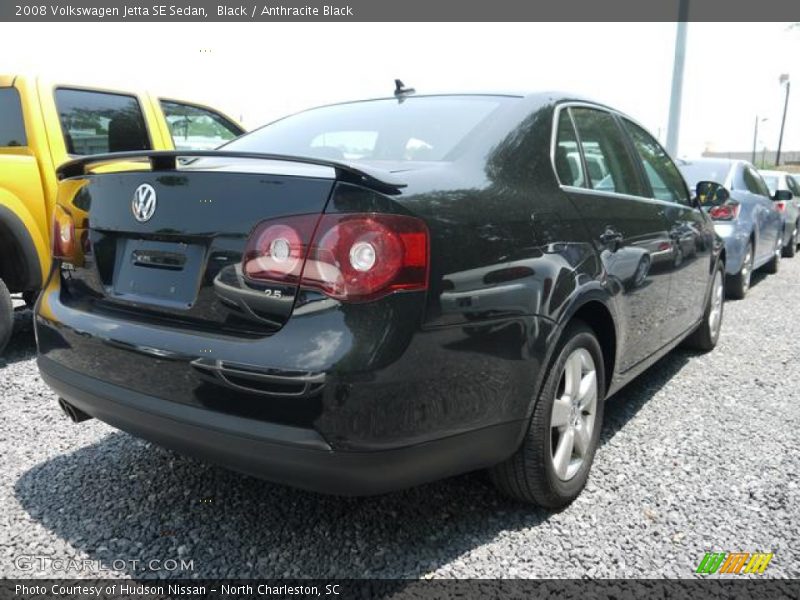 Black / Anthracite Black 2008 Volkswagen Jetta SE Sedan