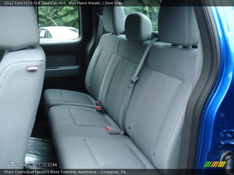 Blue Flame Metallic / Steel Gray 2012 Ford F150 FX4 SuperCab 4x4