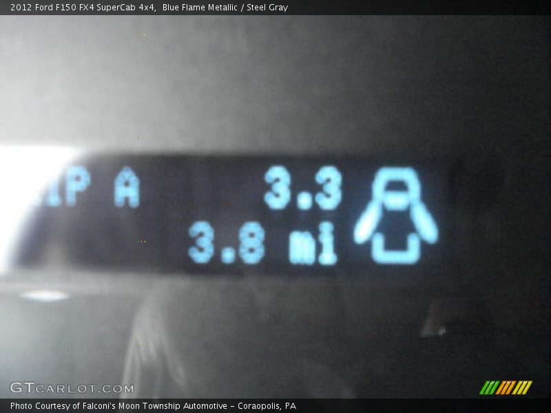 Blue Flame Metallic / Steel Gray 2012 Ford F150 FX4 SuperCab 4x4
