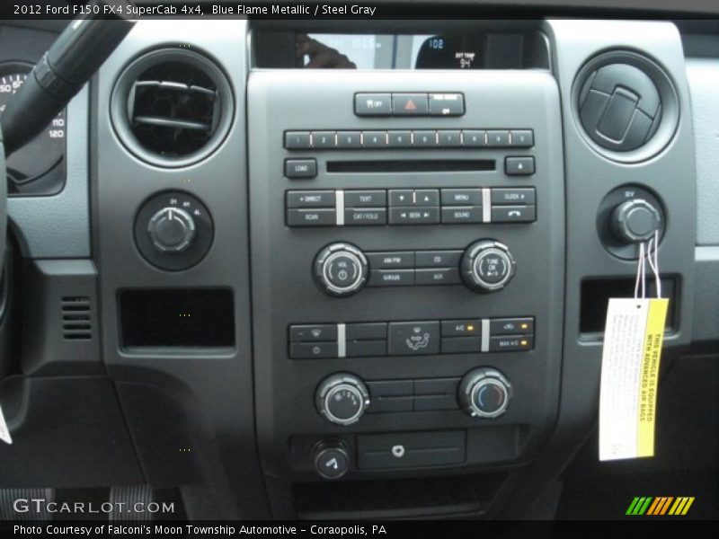 Blue Flame Metallic / Steel Gray 2012 Ford F150 FX4 SuperCab 4x4