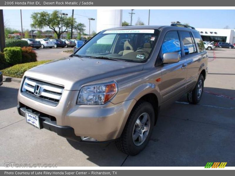 Desert Rock Metallic / Saddle 2006 Honda Pilot EX