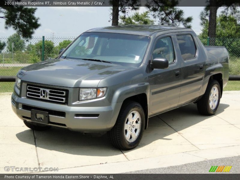 Nimbus Gray Metallic / Gray 2008 Honda Ridgeline RT