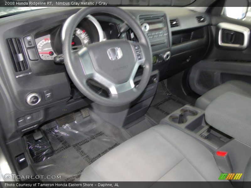 Nimbus Gray Metallic / Gray 2008 Honda Ridgeline RT