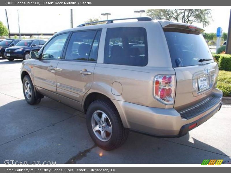 Desert Rock Metallic / Saddle 2006 Honda Pilot EX