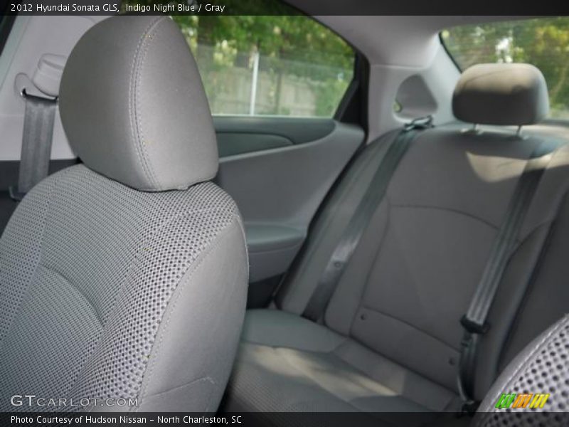 Indigo Night Blue / Gray 2012 Hyundai Sonata GLS