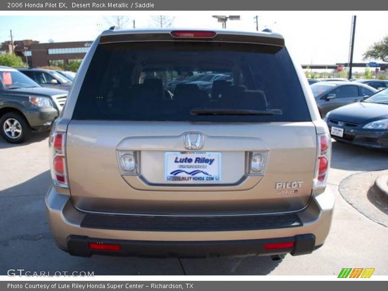 Desert Rock Metallic / Saddle 2006 Honda Pilot EX