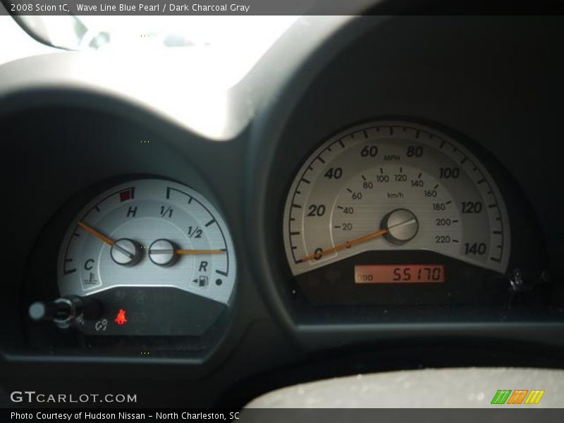 Wave Line Blue Pearl / Dark Charcoal Gray 2008 Scion tC