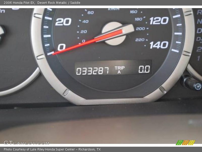 Desert Rock Metallic / Saddle 2006 Honda Pilot EX
