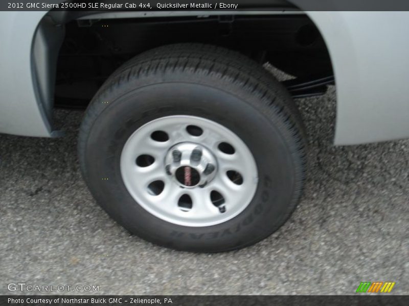 Quicksilver Metallic / Ebony 2012 GMC Sierra 2500HD SLE Regular Cab 4x4