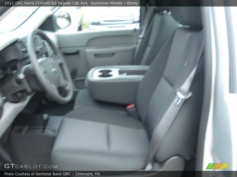 Quicksilver Metallic / Ebony 2012 GMC Sierra 2500HD SLE Regular Cab 4x4