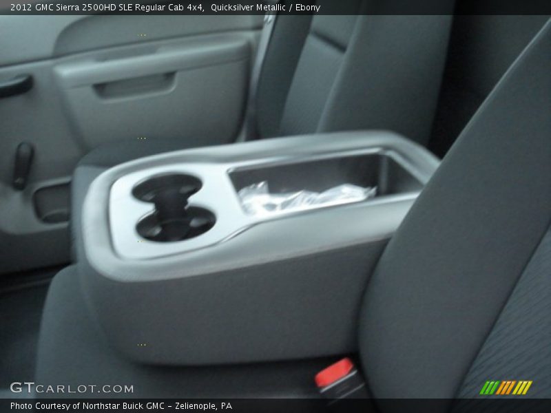 Quicksilver Metallic / Ebony 2012 GMC Sierra 2500HD SLE Regular Cab 4x4