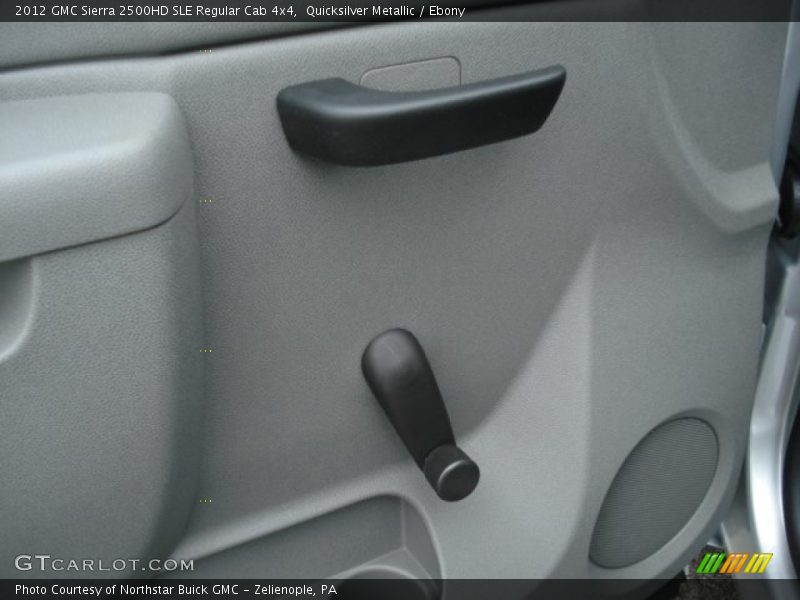 Quicksilver Metallic / Ebony 2012 GMC Sierra 2500HD SLE Regular Cab 4x4