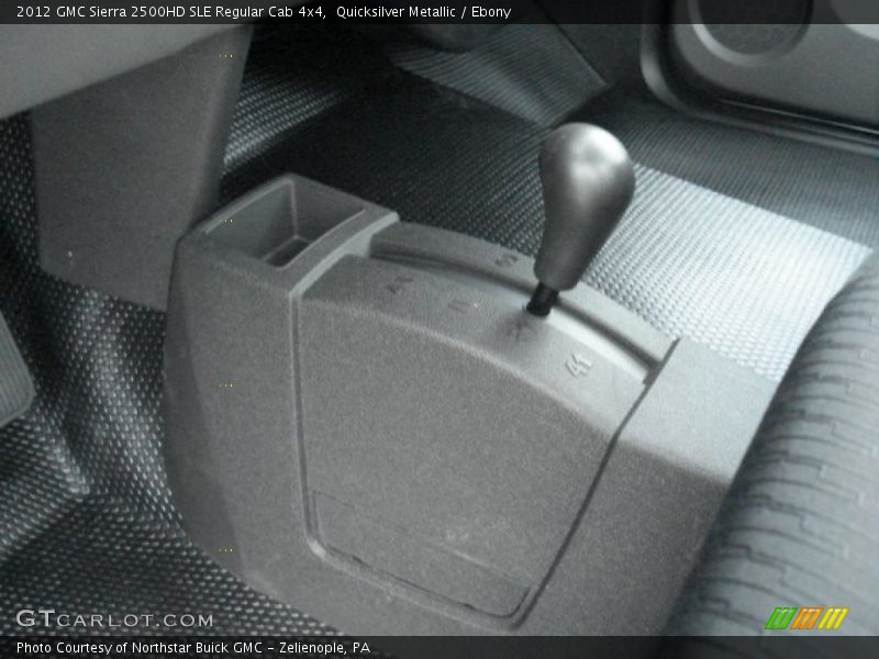 Quicksilver Metallic / Ebony 2012 GMC Sierra 2500HD SLE Regular Cab 4x4