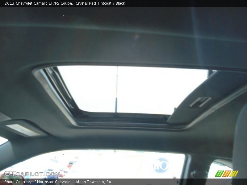 Sunroof of 2013 Camaro LT/RS Coupe