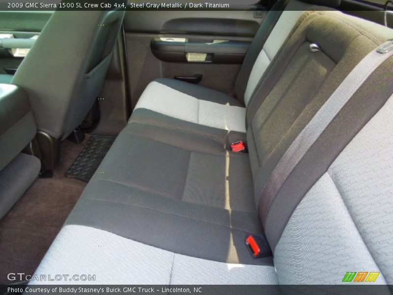 Steel Gray Metallic / Dark Titanium 2009 GMC Sierra 1500 SL Crew Cab 4x4