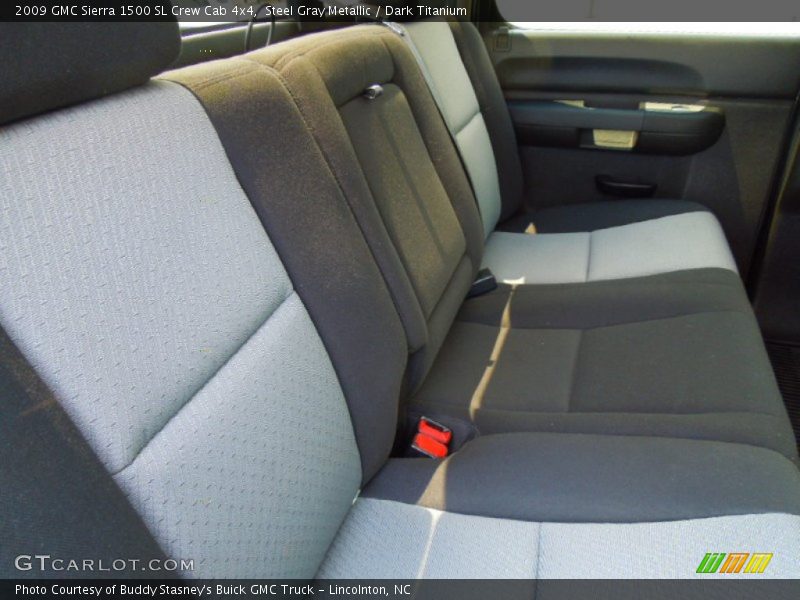 Steel Gray Metallic / Dark Titanium 2009 GMC Sierra 1500 SL Crew Cab 4x4