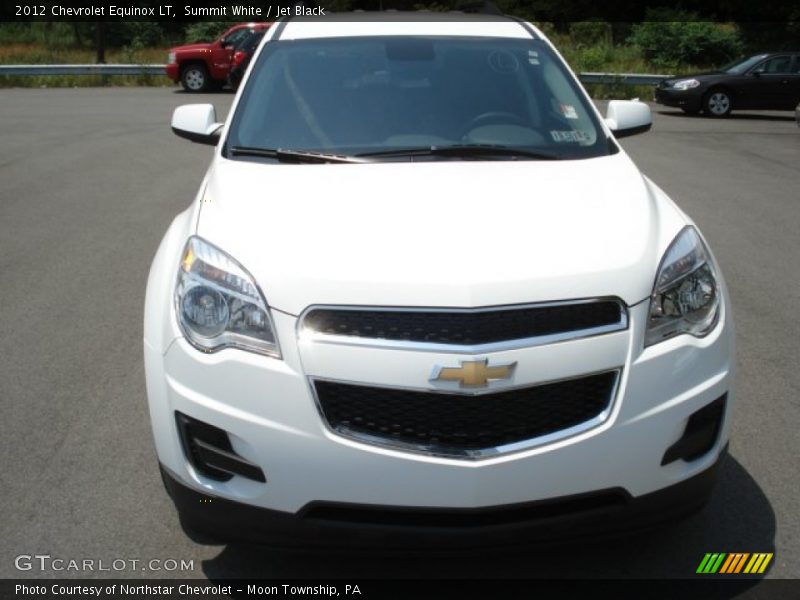 Summit White / Jet Black 2012 Chevrolet Equinox LT