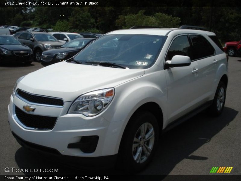 Summit White / Jet Black 2012 Chevrolet Equinox LT
