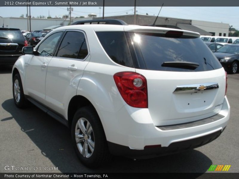 Summit White / Jet Black 2012 Chevrolet Equinox LT