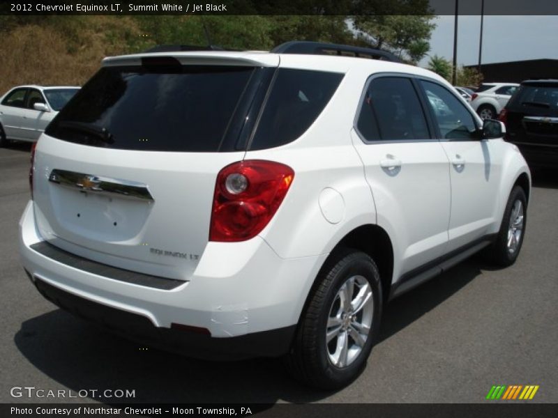 Summit White / Jet Black 2012 Chevrolet Equinox LT