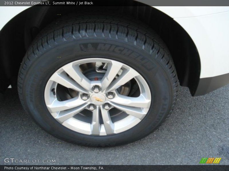 Summit White / Jet Black 2012 Chevrolet Equinox LT