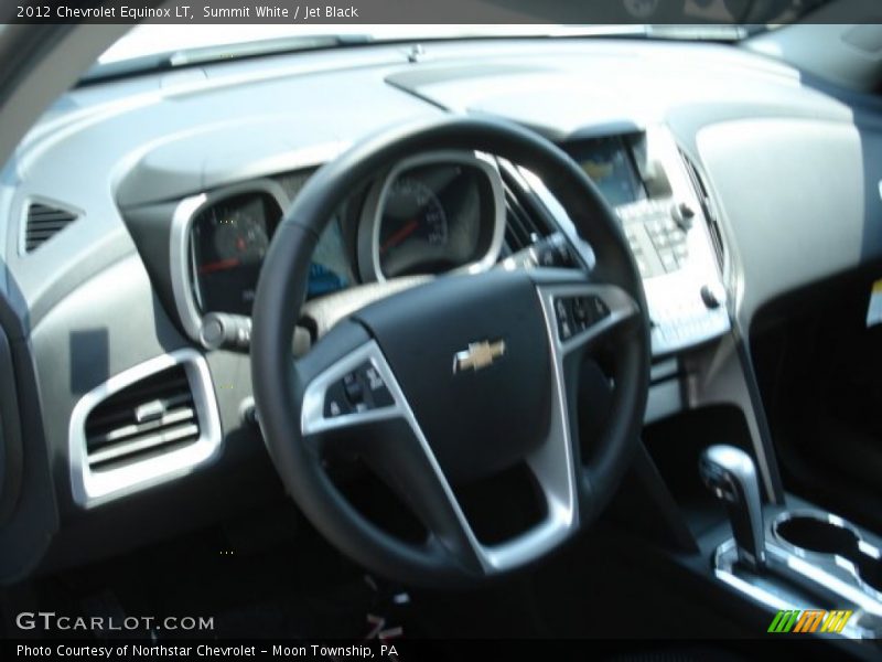 Summit White / Jet Black 2012 Chevrolet Equinox LT