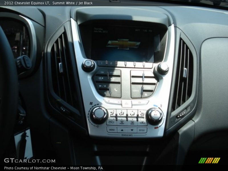 Summit White / Jet Black 2012 Chevrolet Equinox LT